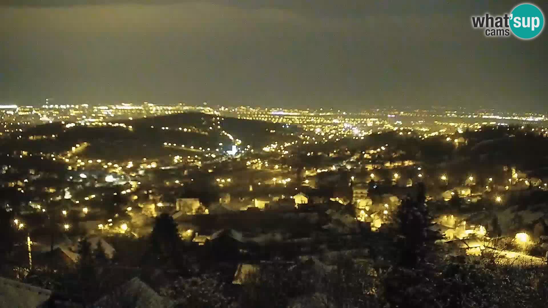 Panoramic view of Zagreb