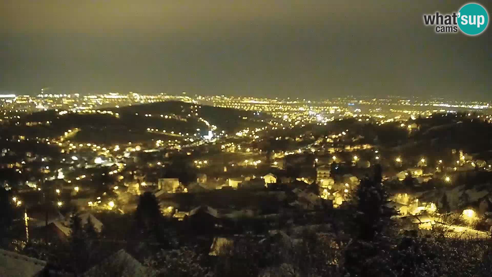 Vue panoramique de Zagreb