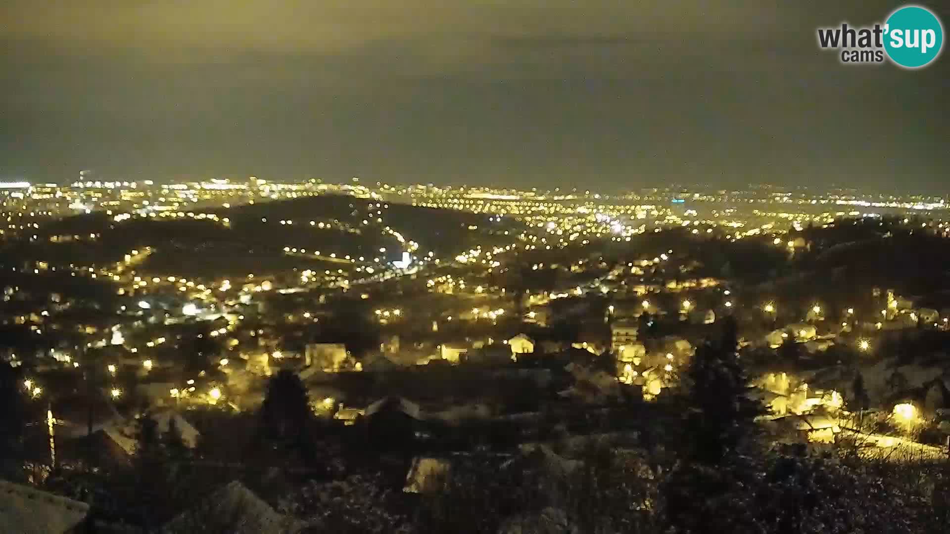 Vue panoramique de Zagreb