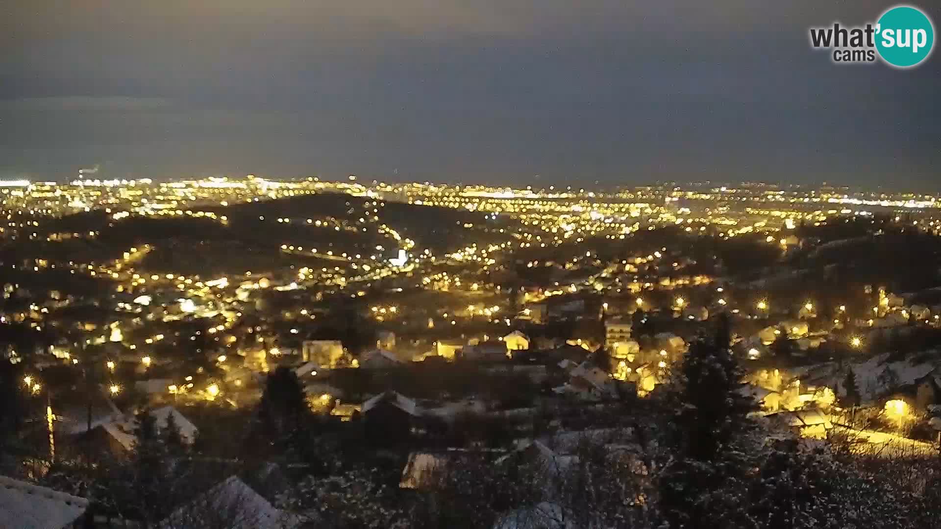 Vue panoramique de Zagreb