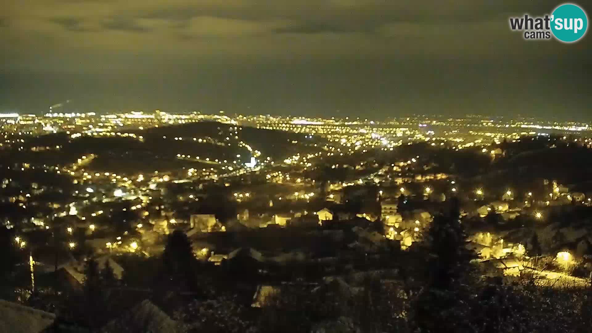 Vue panoramique de Zagreb