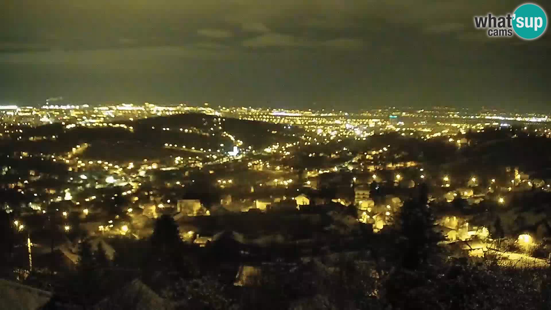 Panoramic view of Zagreb