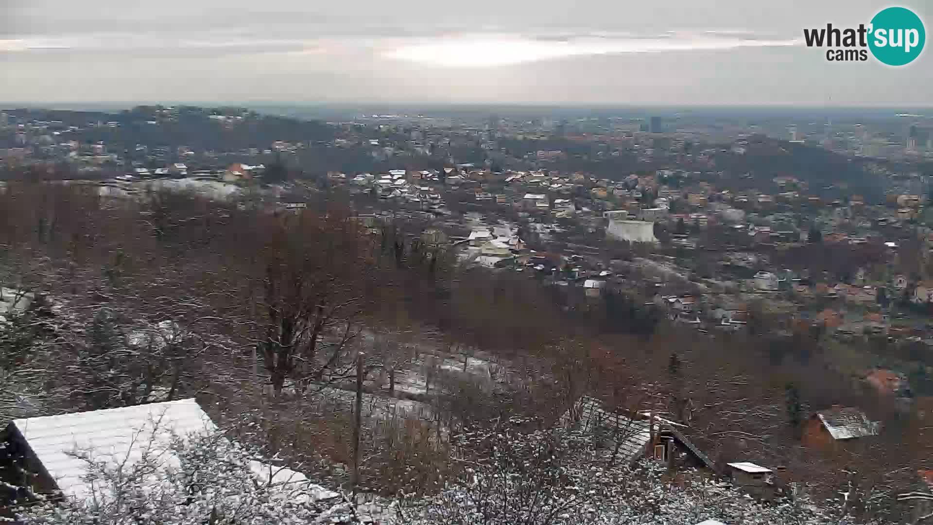 Panoramski pogled na Zagreb