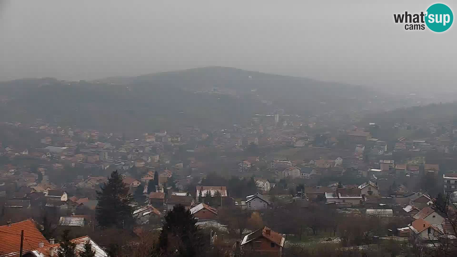 Panoramic view of Zagreb