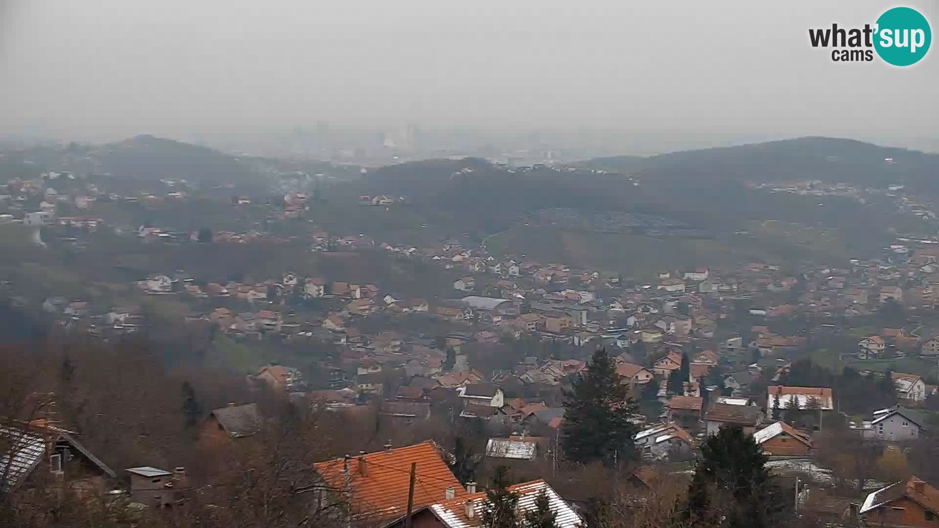 Panoramic view of Zagreb