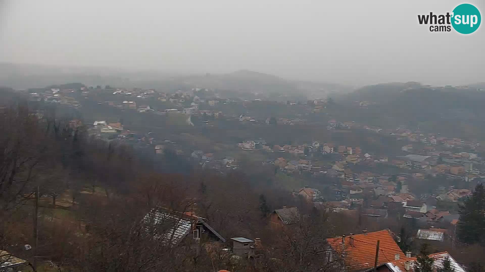 Panoramic view of Zagreb