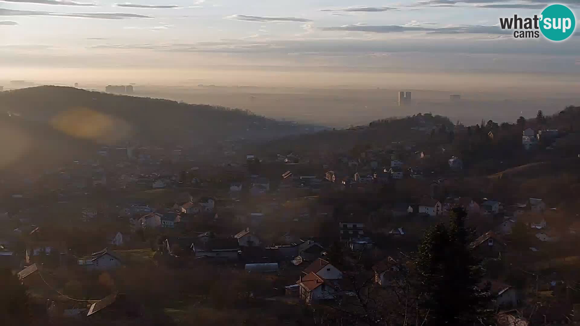 Panoramski pogled na Zagreb