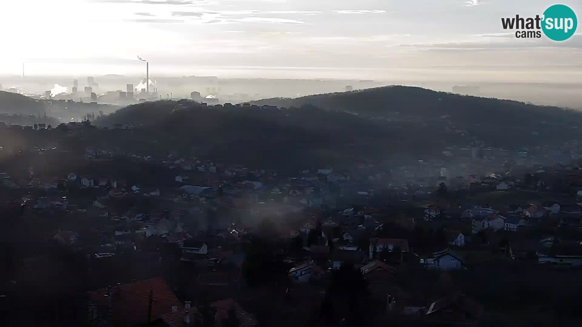 Panoramski pogled na Zagreb