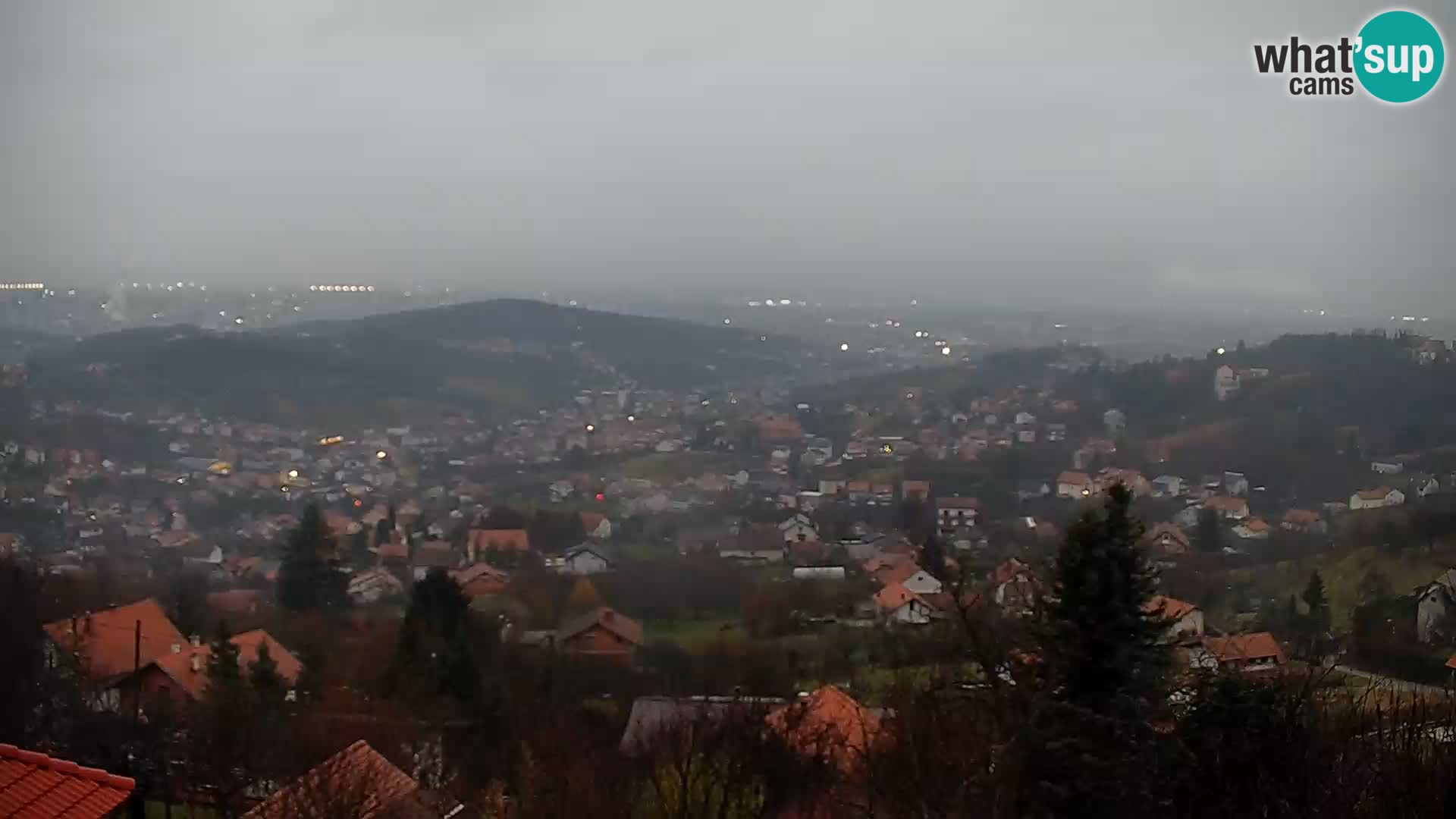 Panoramic view of Zagreb