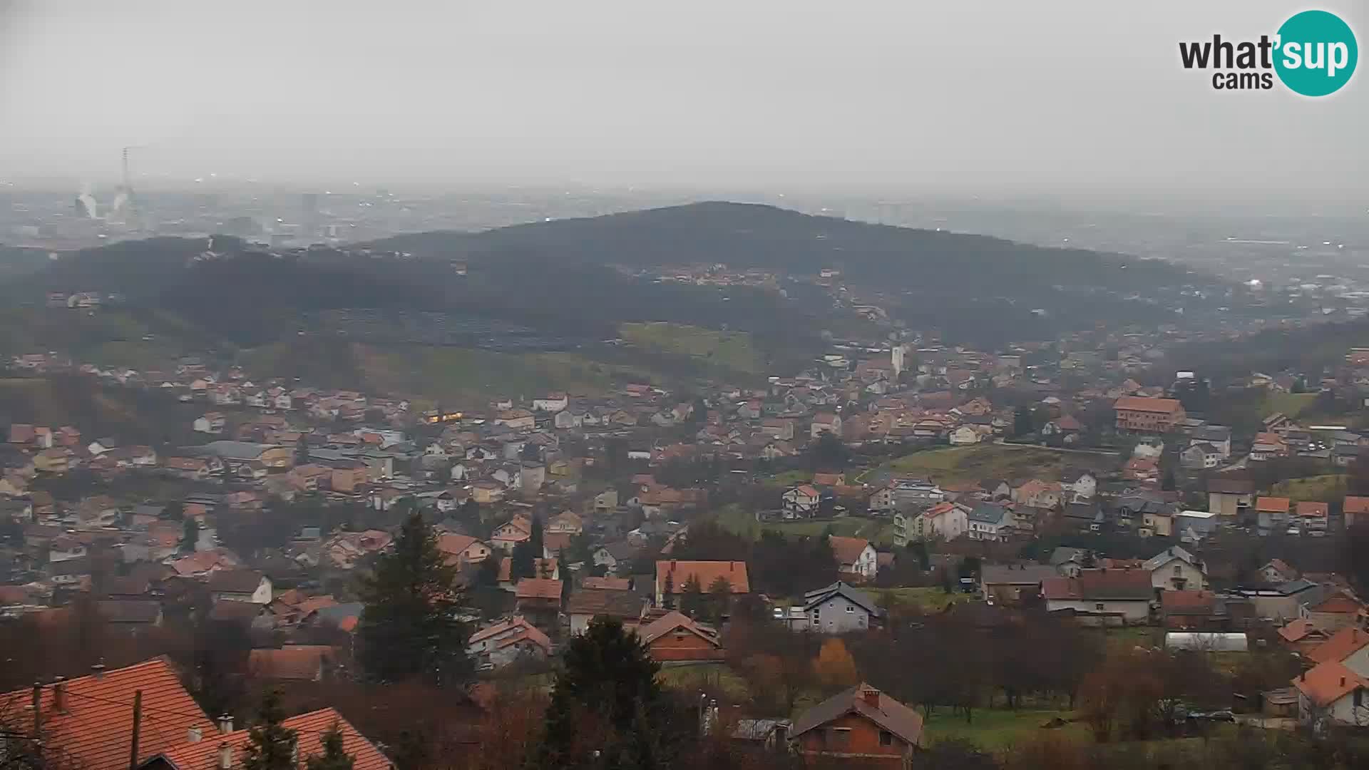 Panoramic view of Zagreb