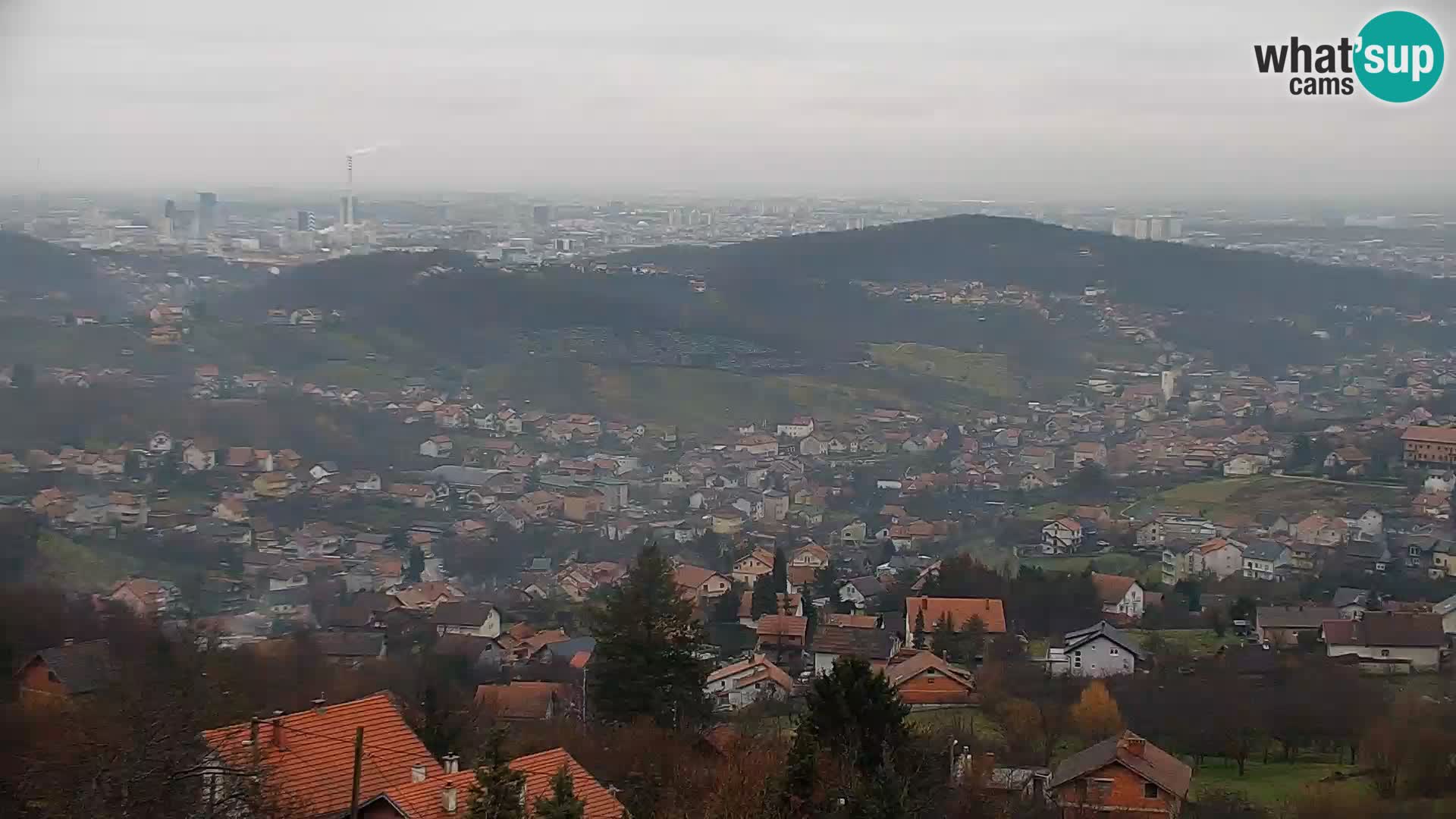 Panoramski pogled na Zagreb