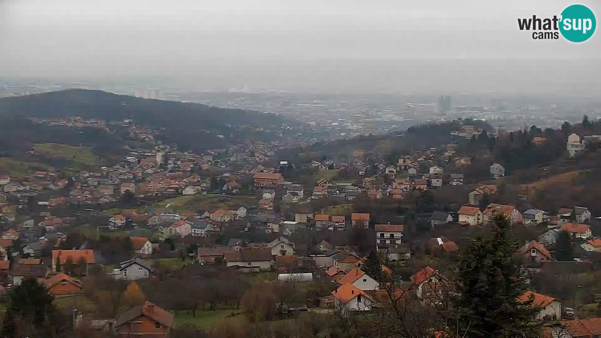 Panoramski pogled na Zagreb