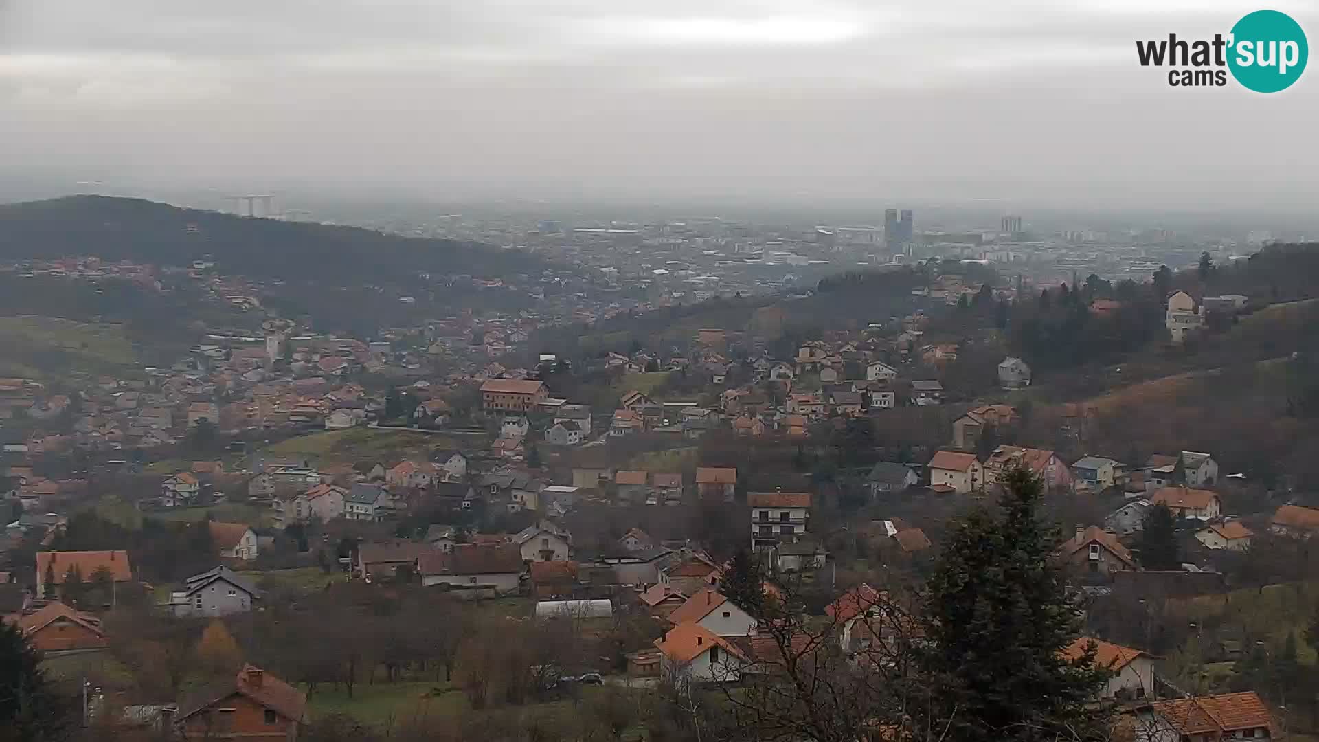 Panoramski pogled na Zagreb