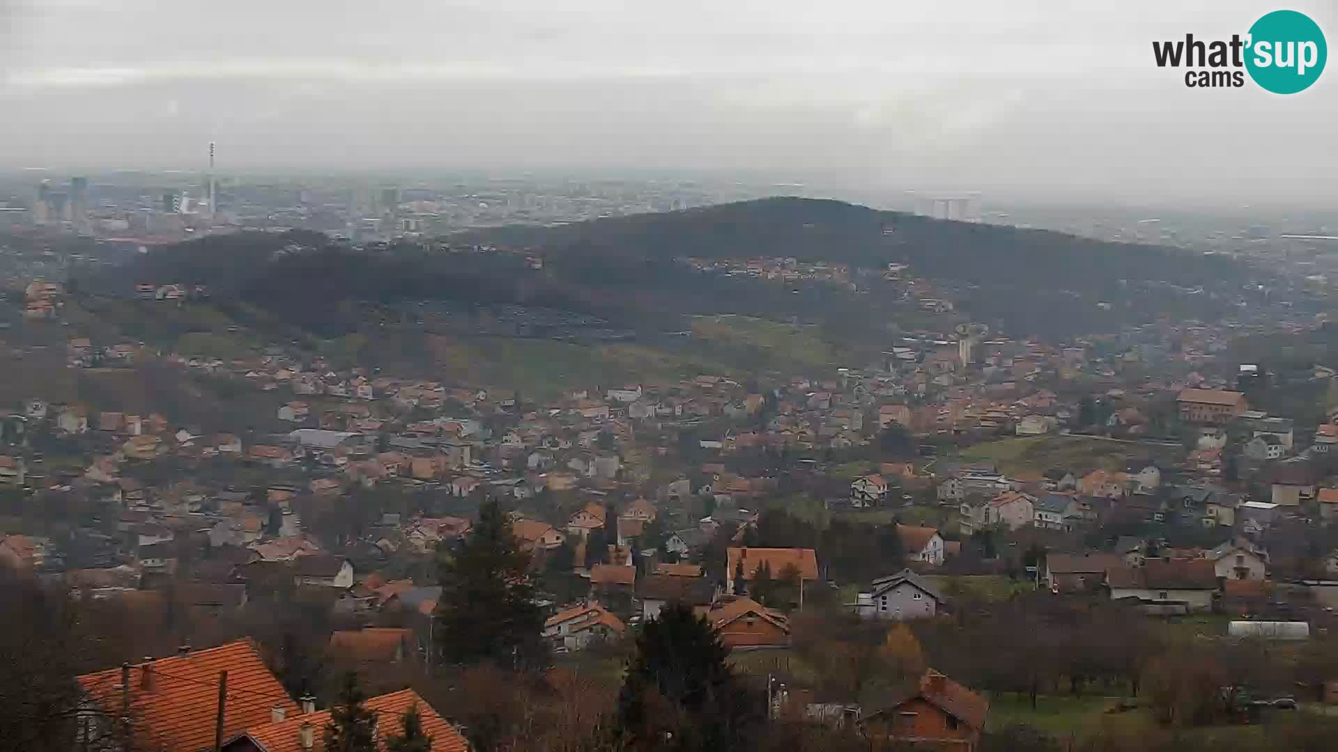 Vista panorámica de Zagreb