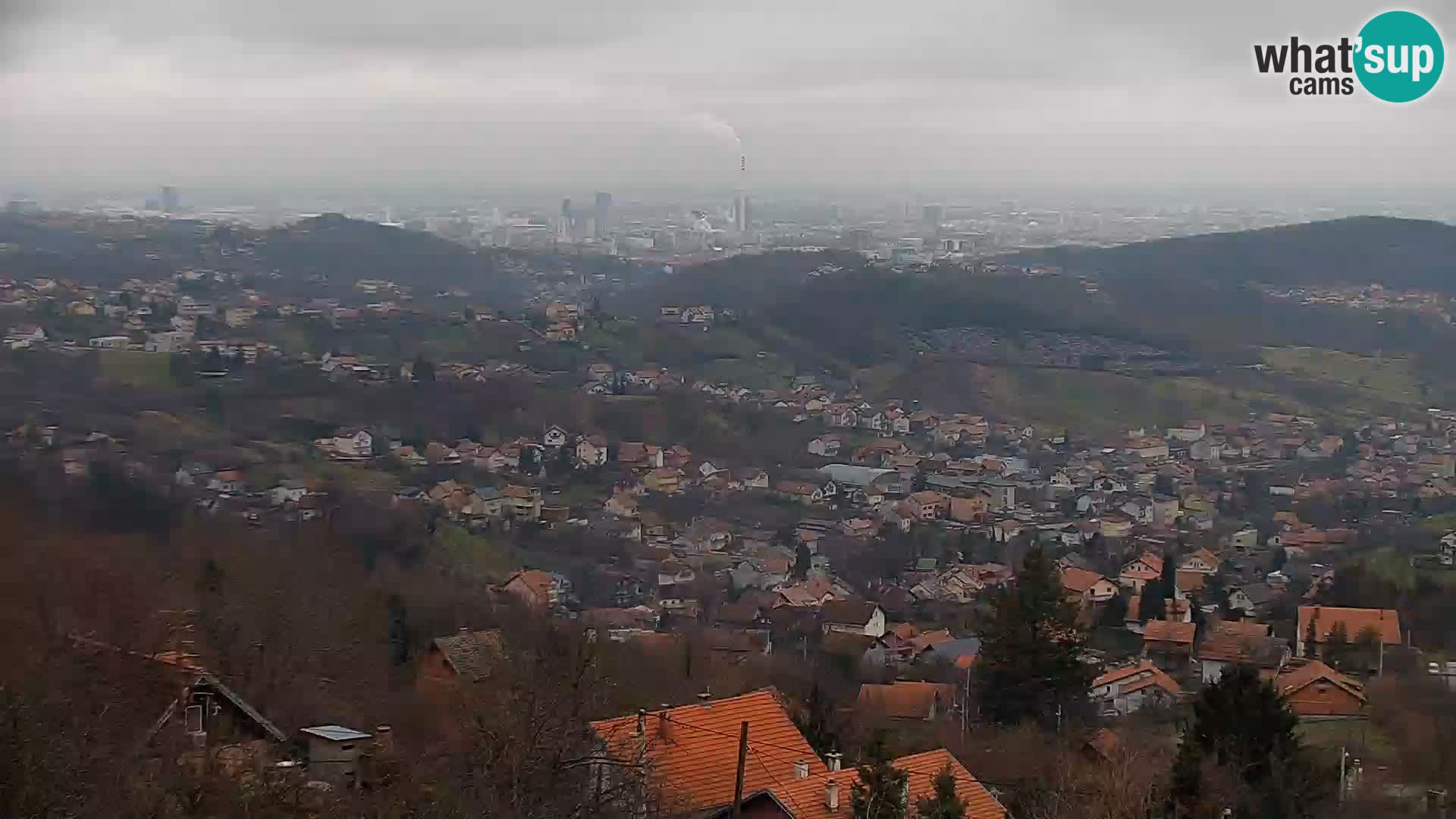 Panoramic view of Zagreb