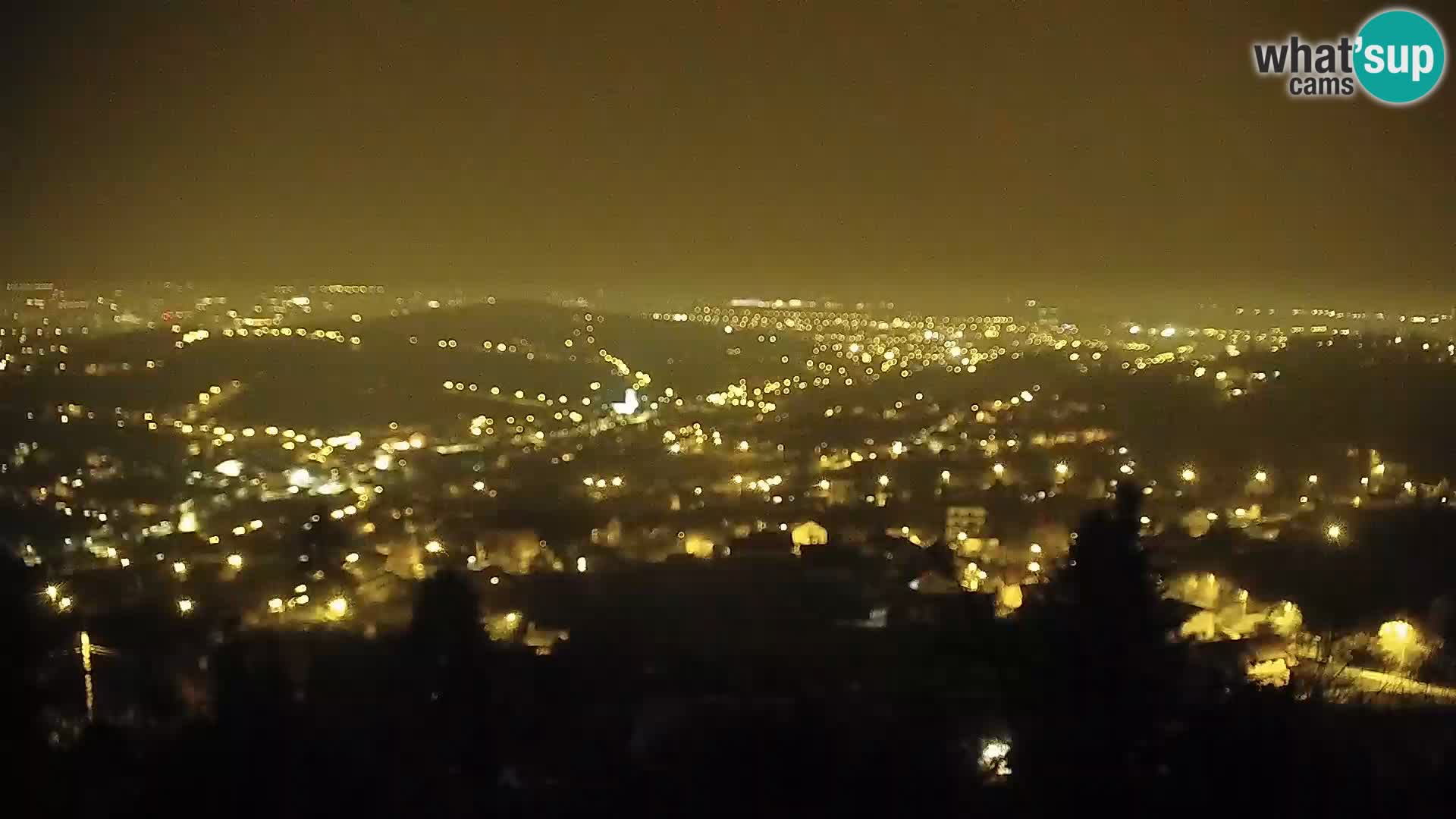 Vue panoramique de Zagreb