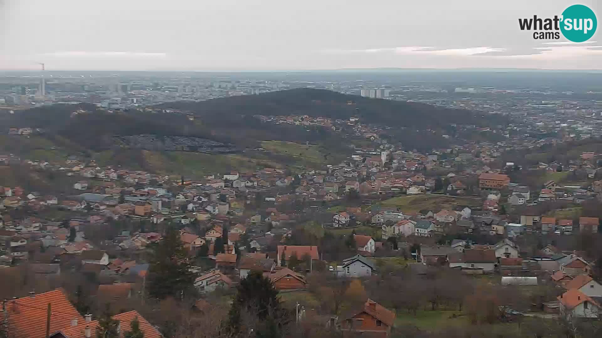 Panoramic view of Zagreb