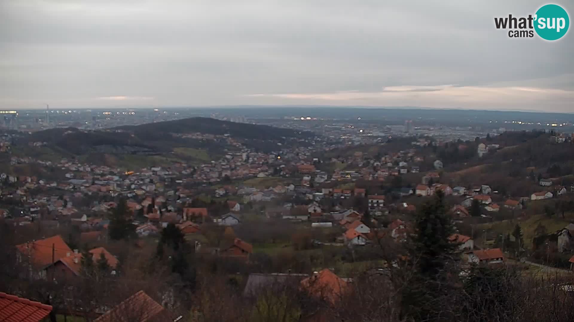 Vista panorámica de Zagreb