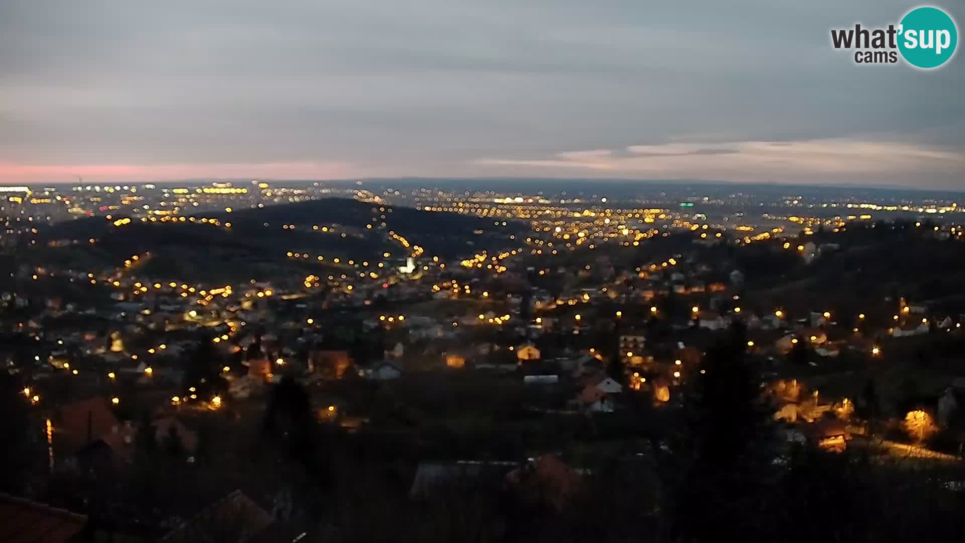 Panoramski pogled na Zagreb