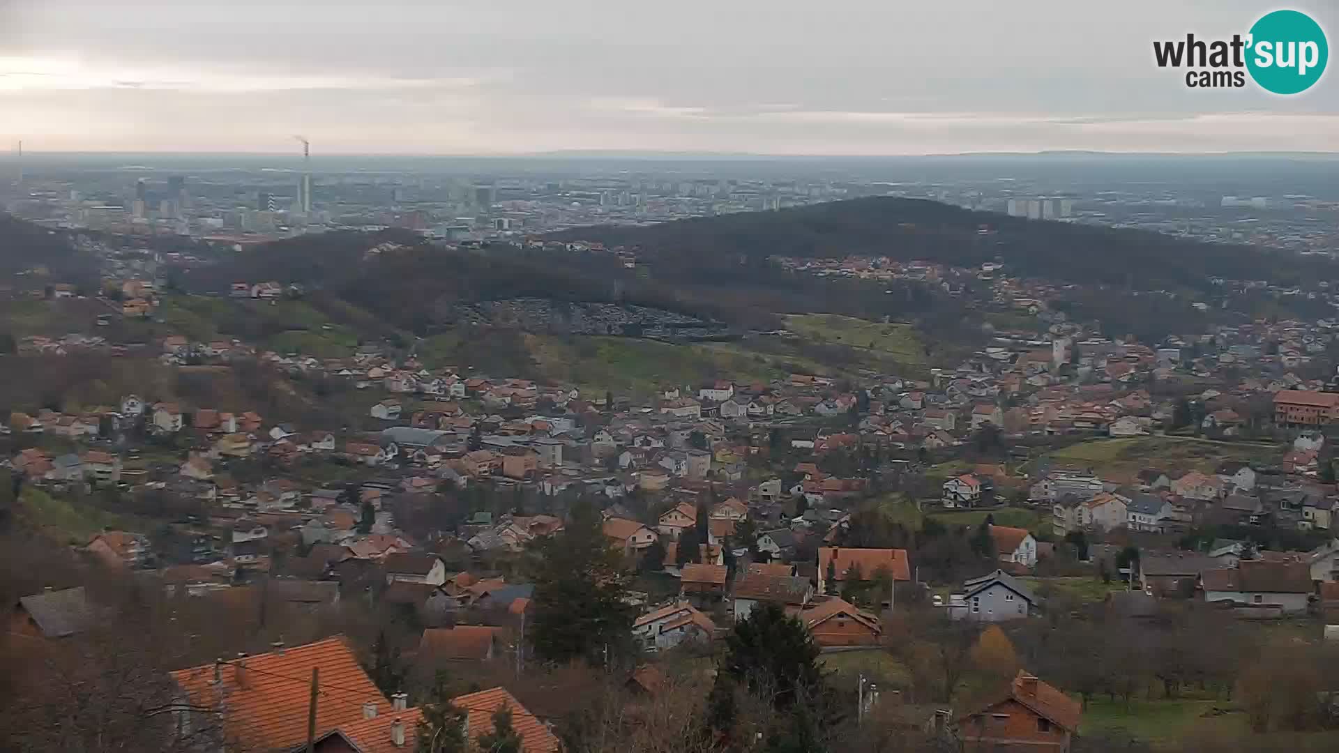 Panoramski pogled na Zagreb