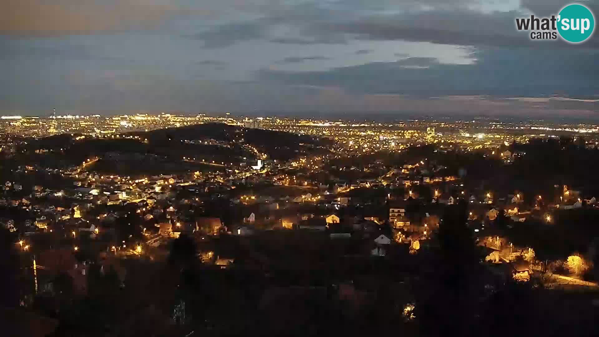 Panoramski pogled na Zagreb