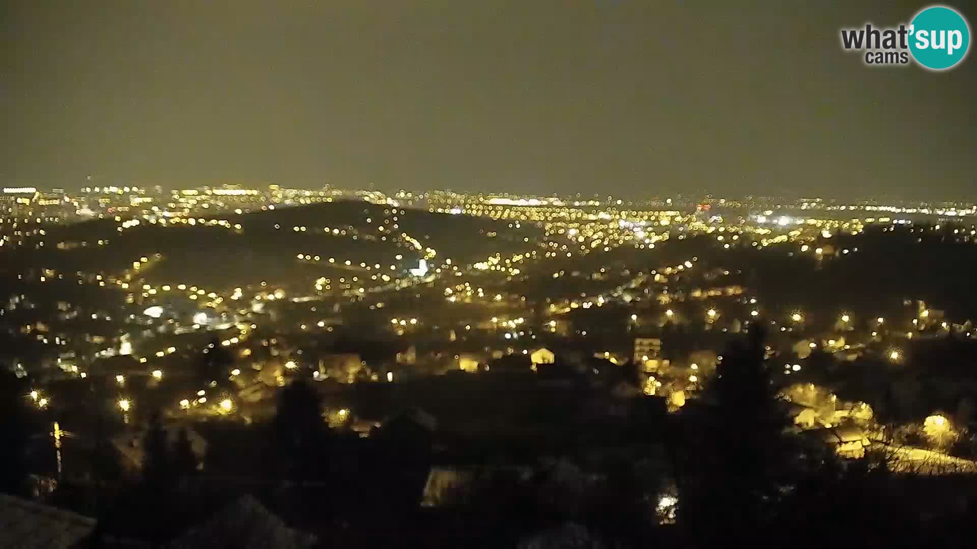 Panoramic view of Zagreb