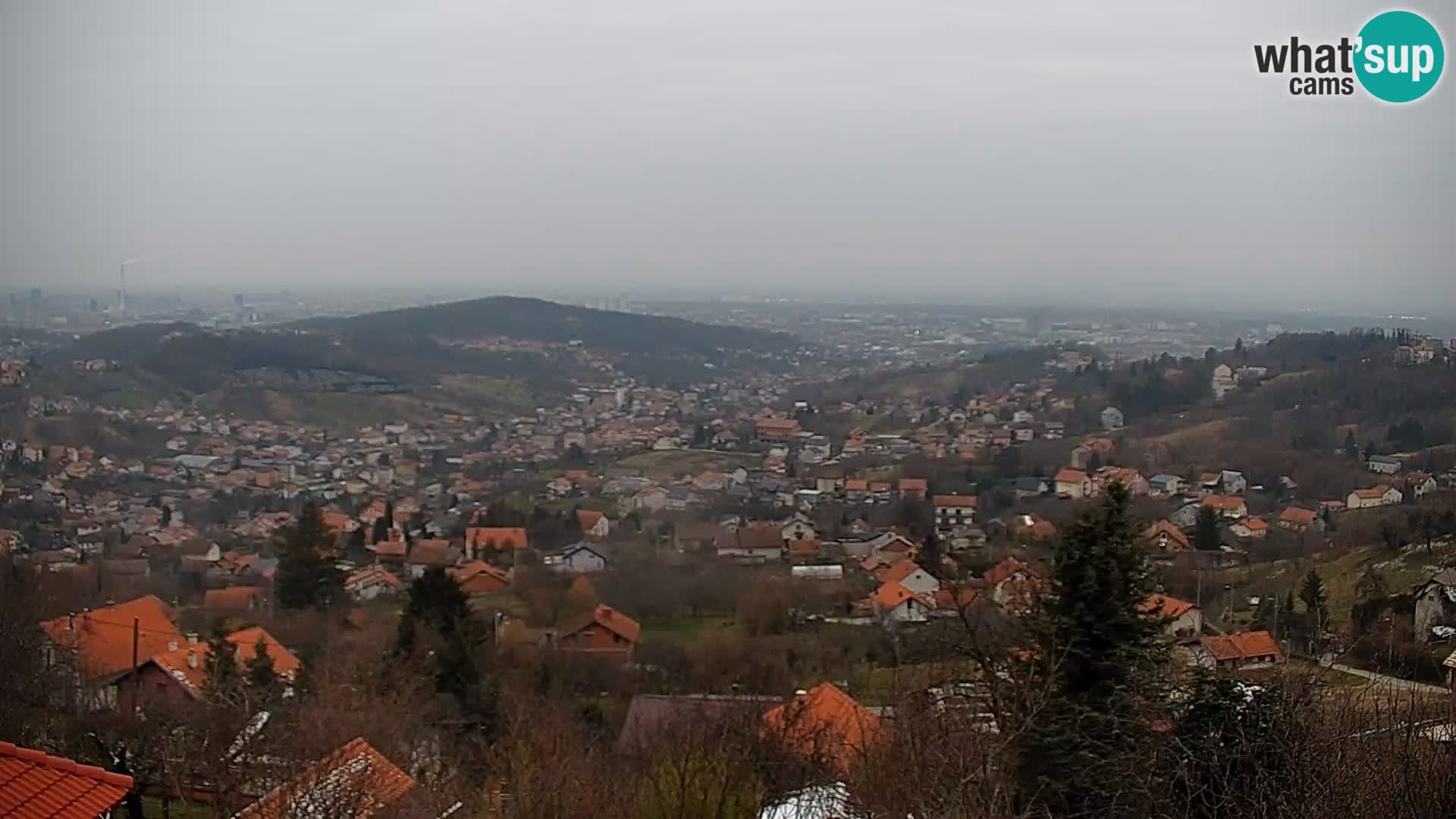 Panoramski pogled na Zagreb