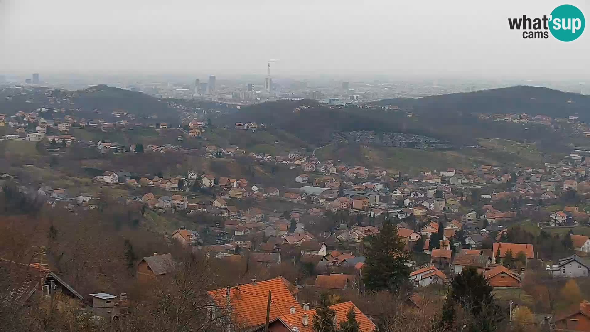 Panoramski pogled na Zagreb