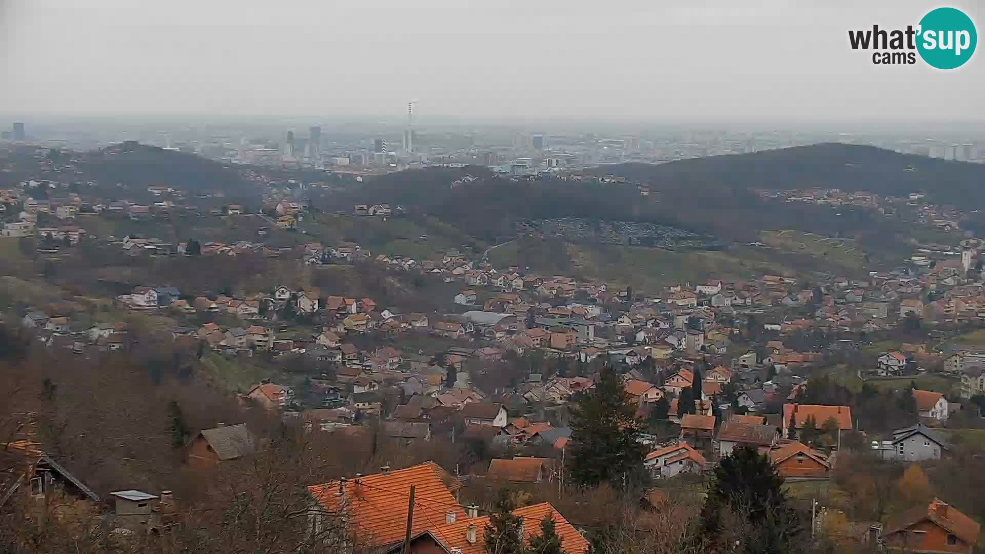 Panoramski pogled na Zagreb