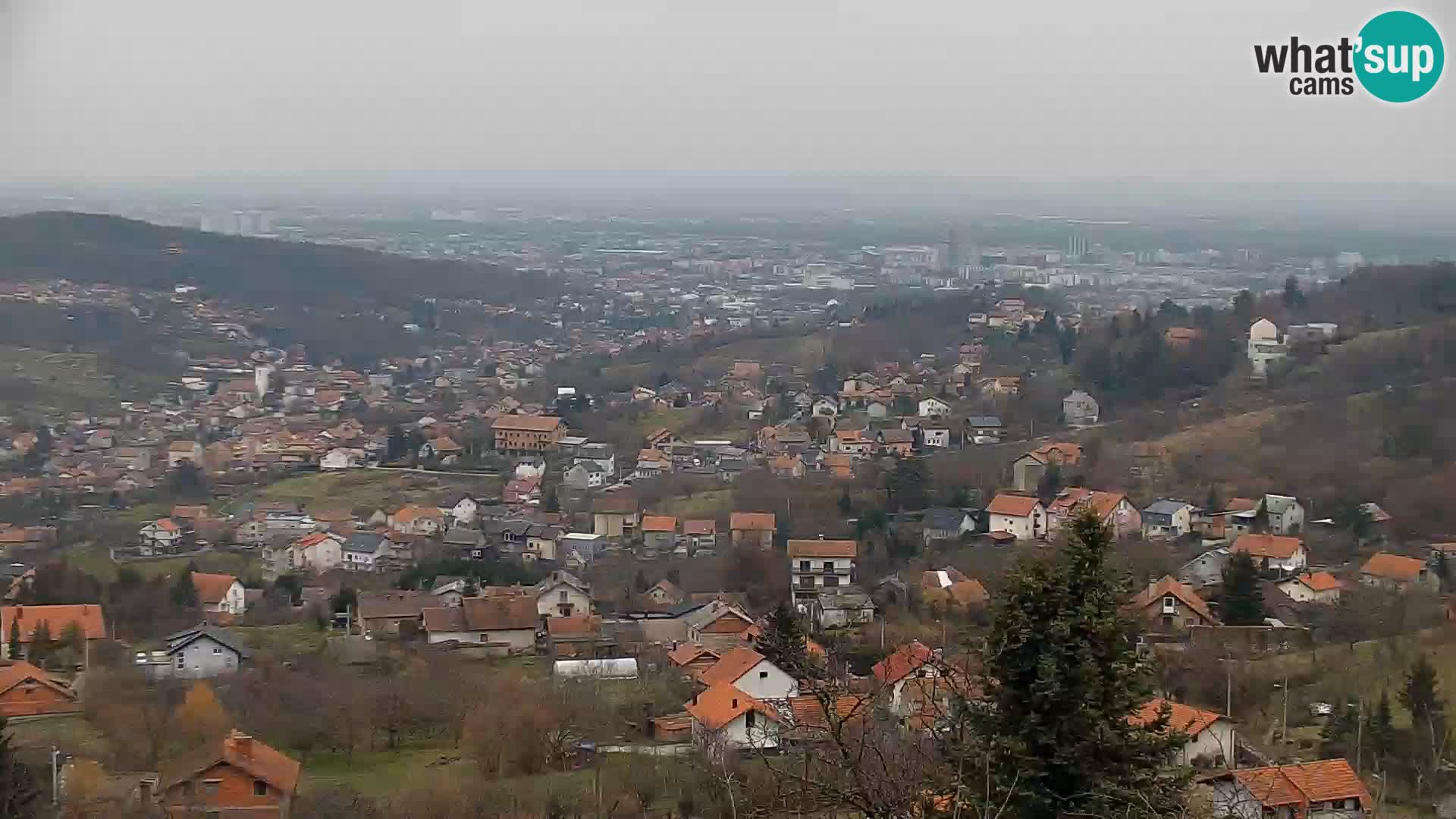 Panoramski pogled na Zagreb