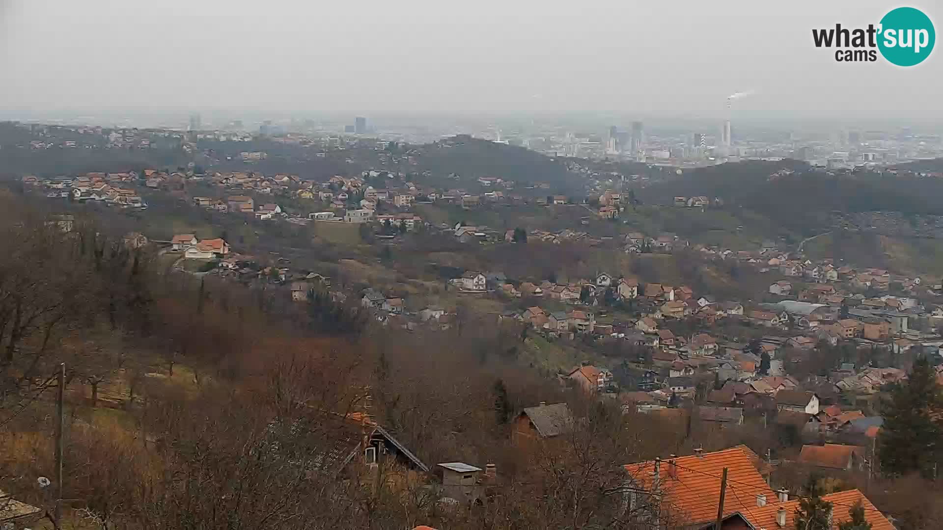 Panoramic view of Zagreb