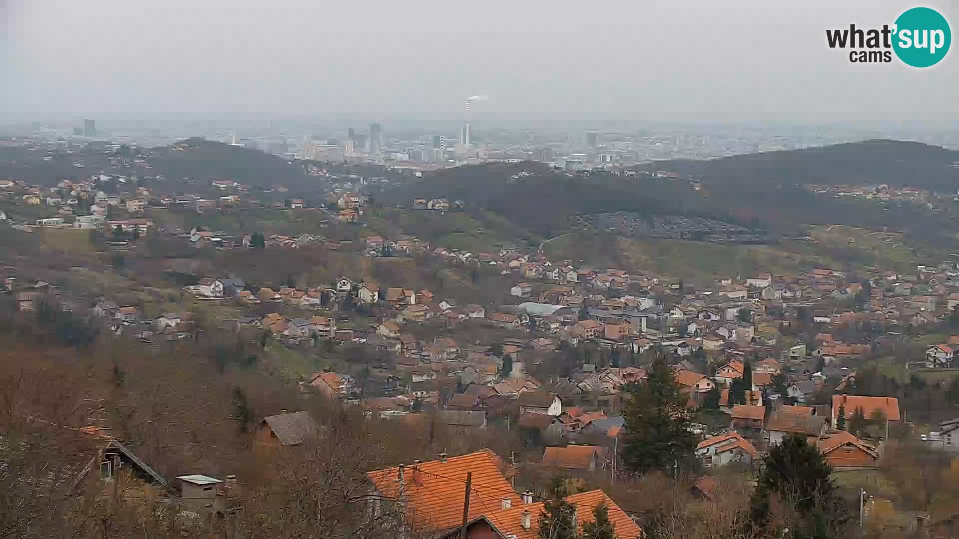 Panoramic view of Zagreb