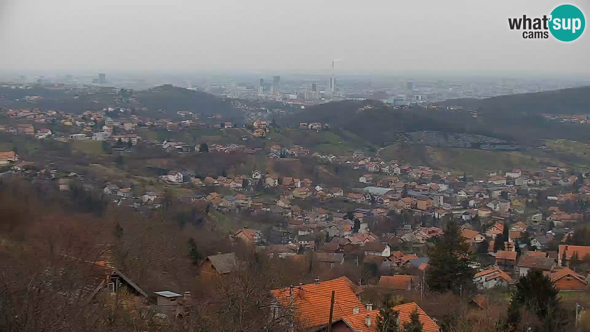 Panoramski pogled na Zagreb