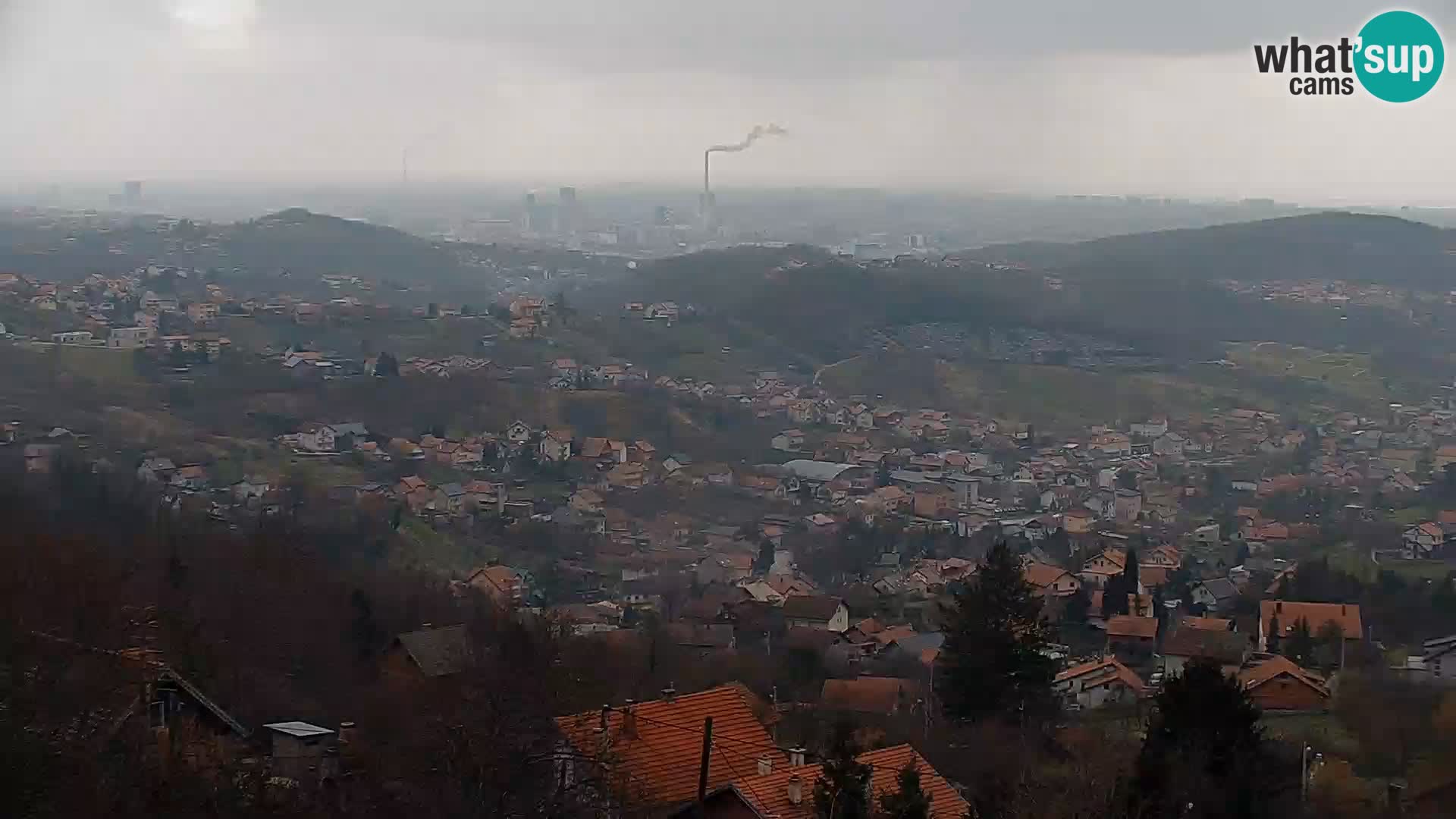 Panoramic view of Zagreb