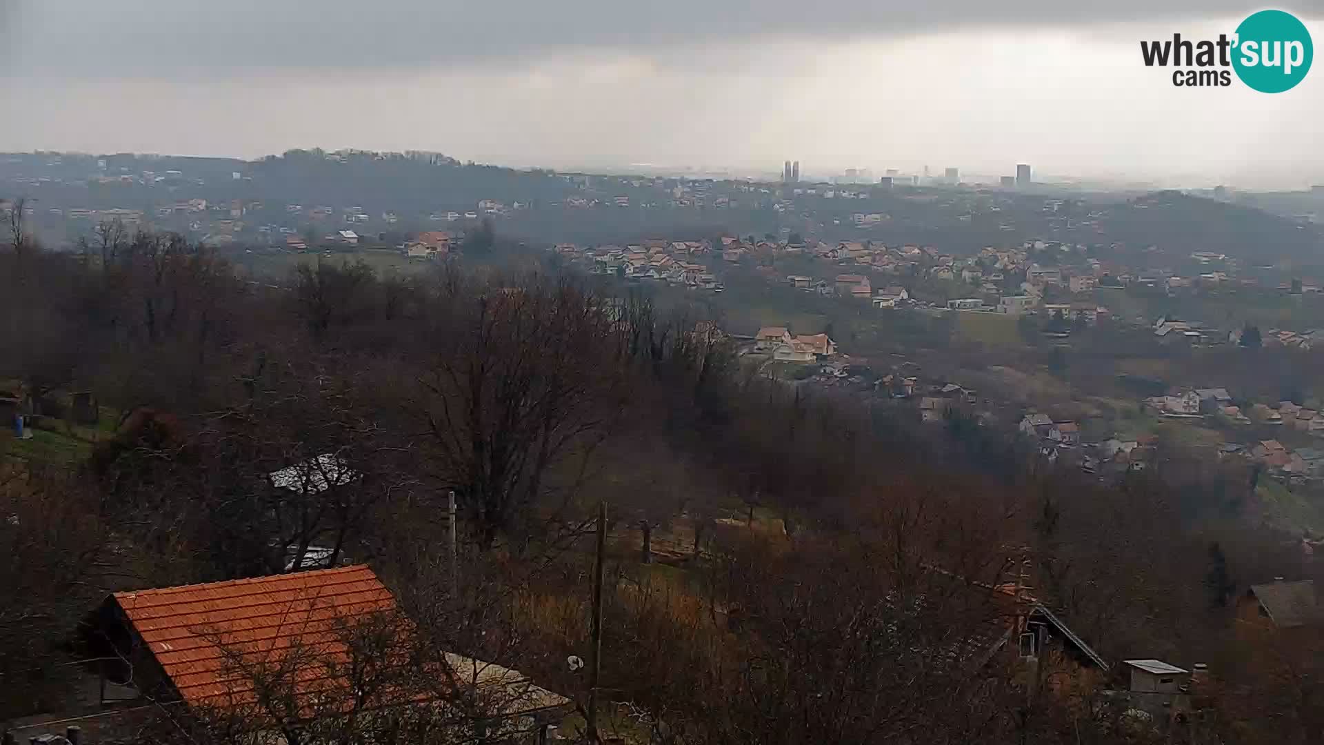 Panoramic view of Zagreb