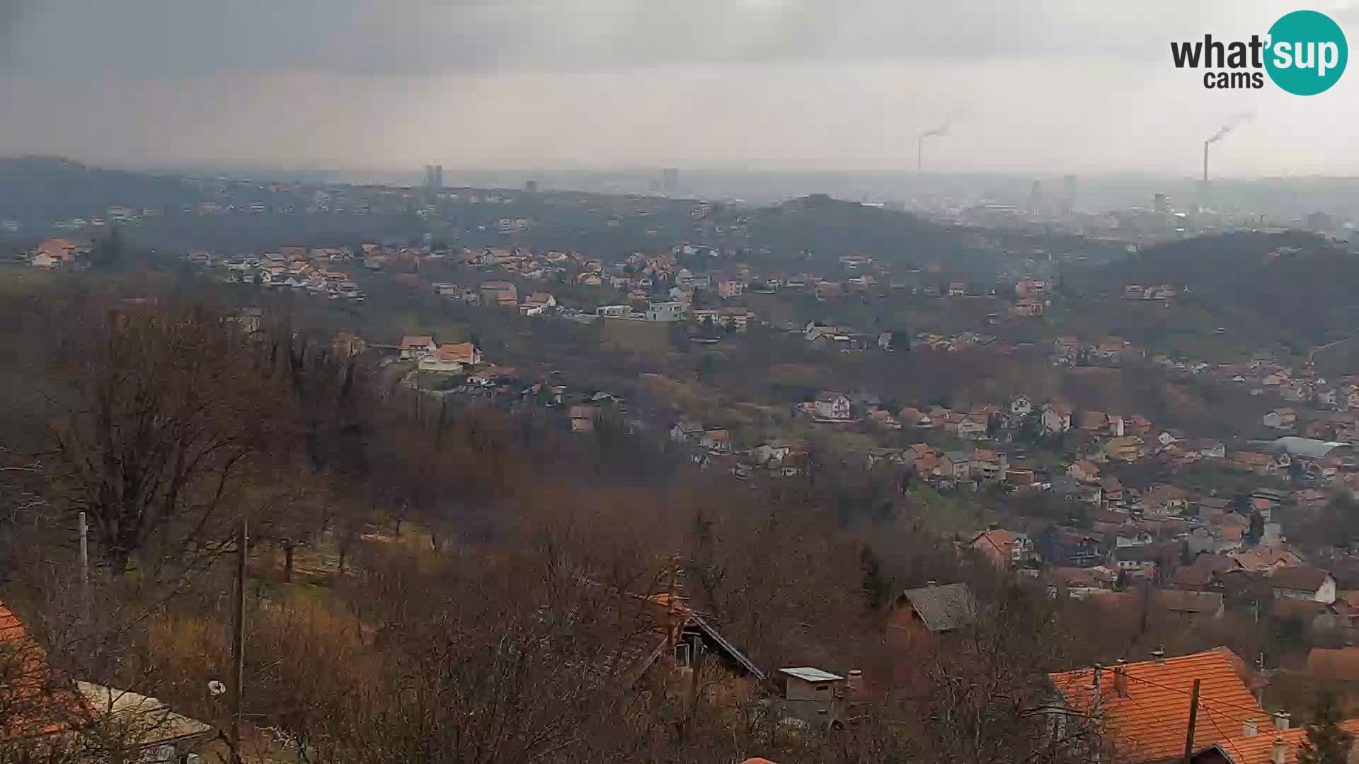 Panoramic view of Zagreb