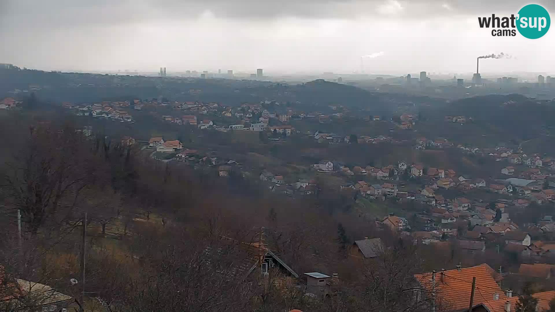 Panoramic view of Zagreb