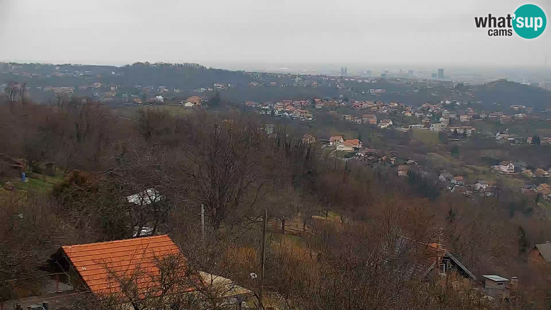 Panoramic view of Zagreb