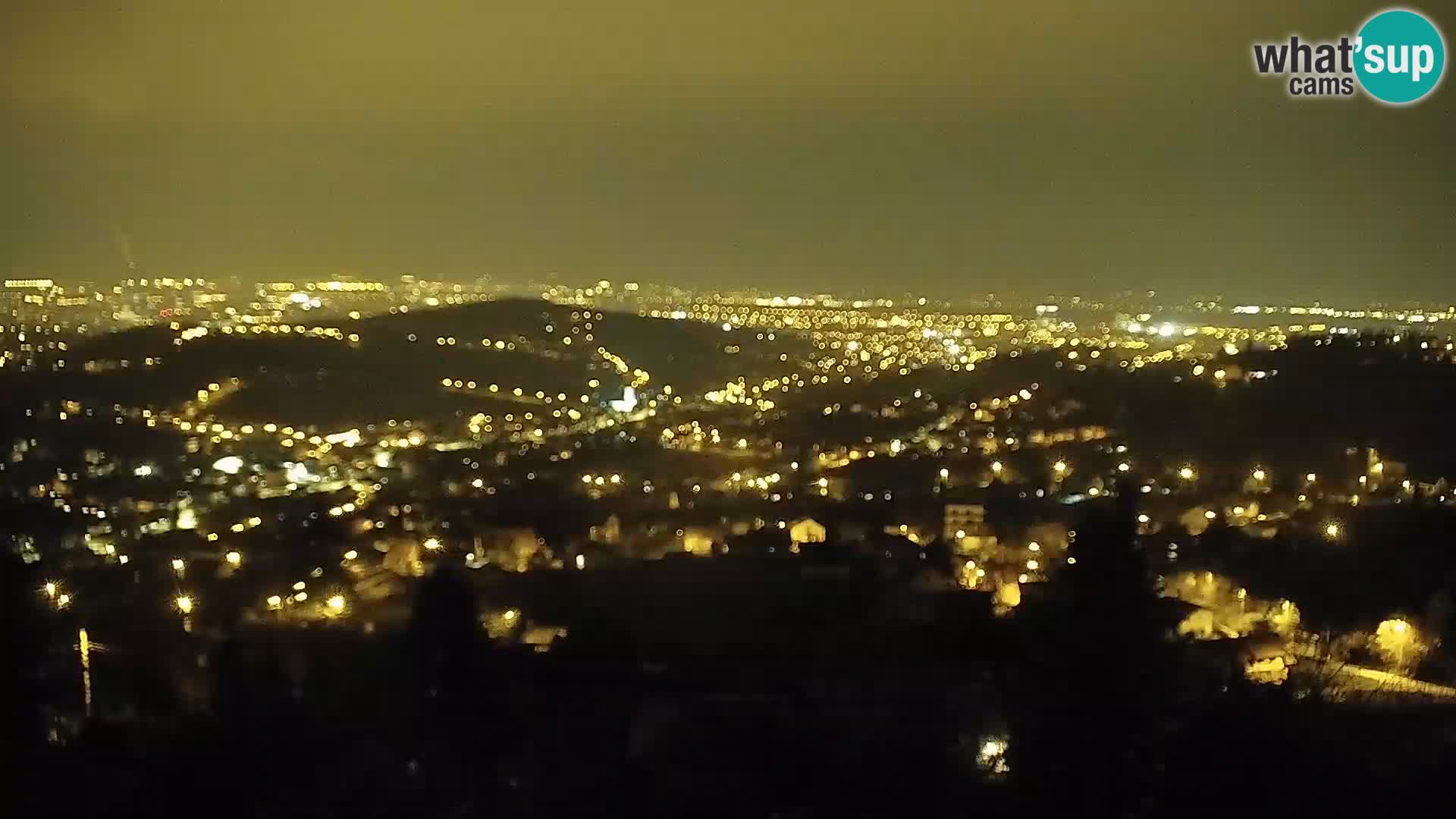 Panoramic view of Zagreb