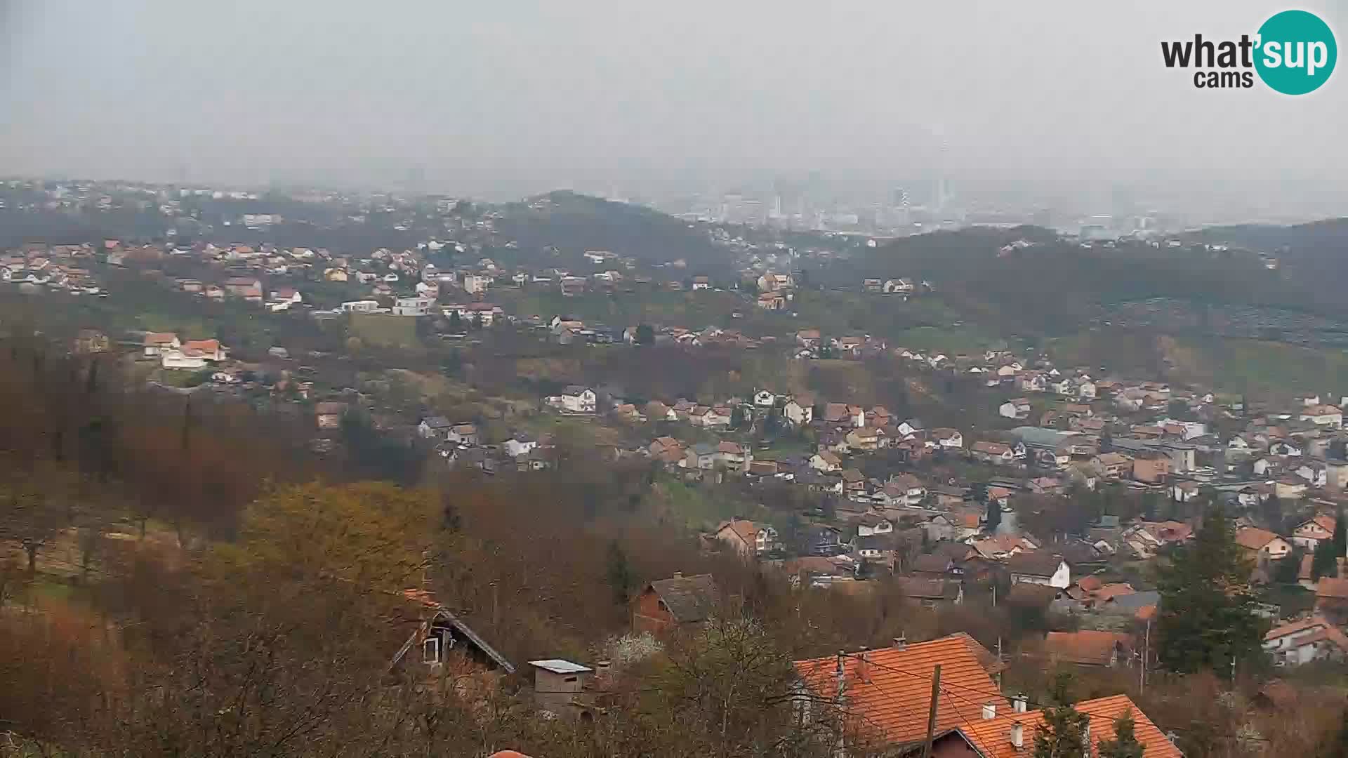 Panoramski pogled na Zagreb