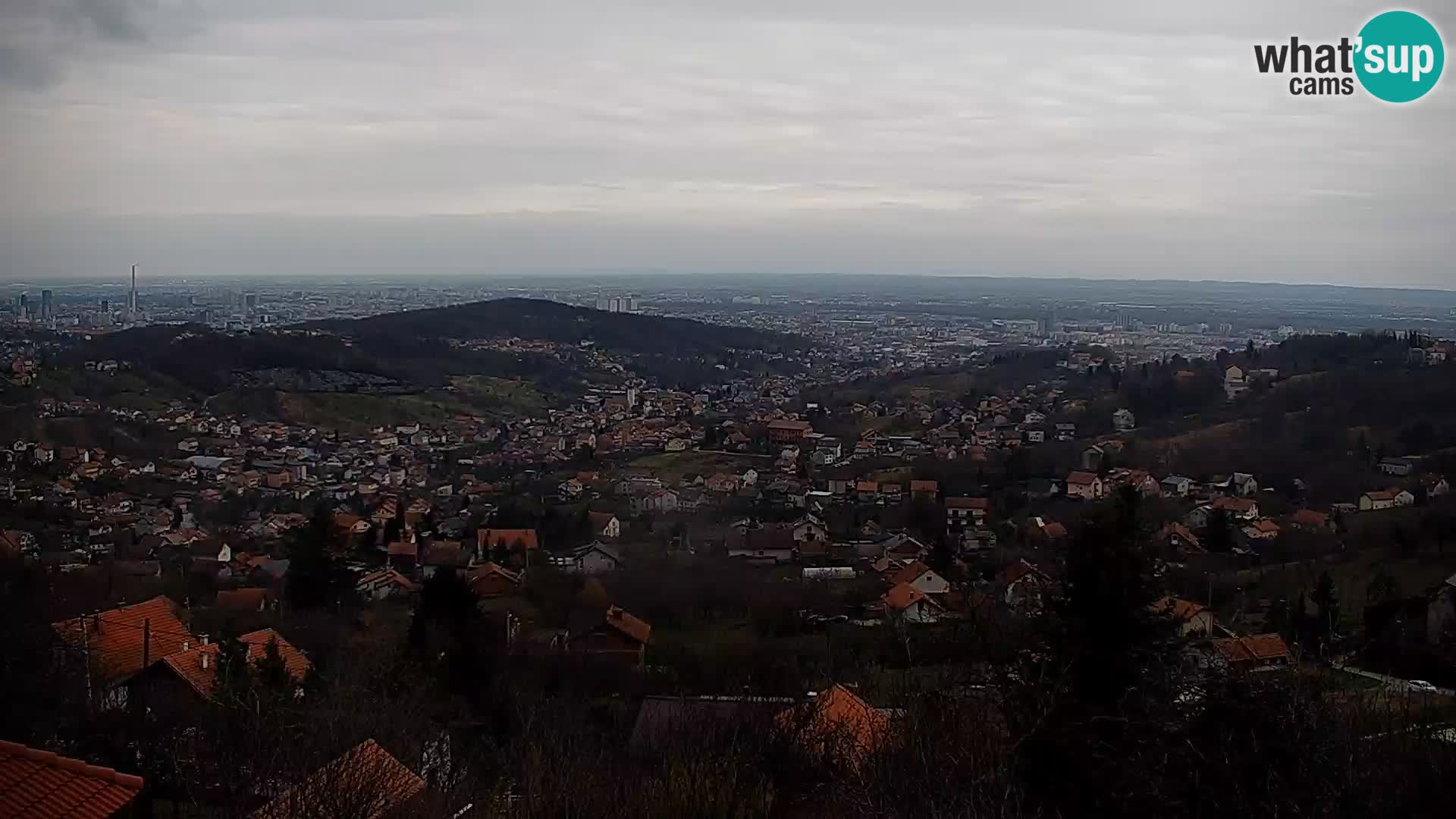 Vue panoramique de Zagreb