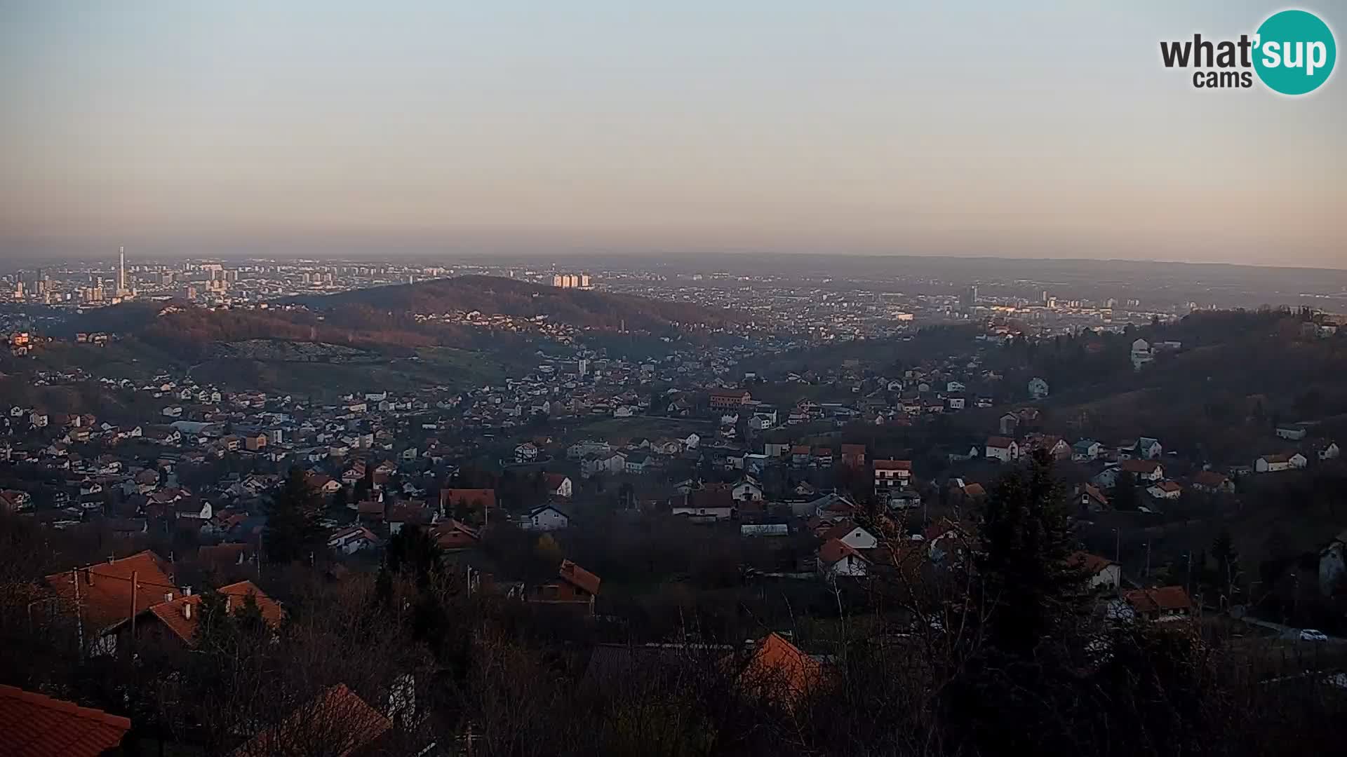 Panoramski pogled na Zagreb