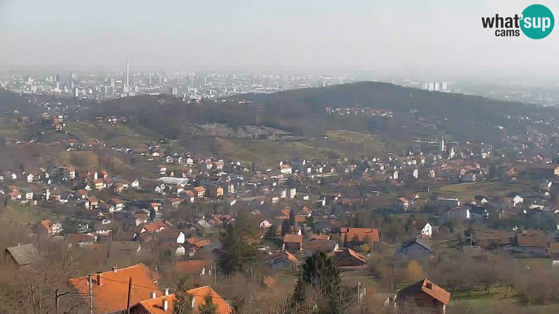 Vue panoramique de Zagreb