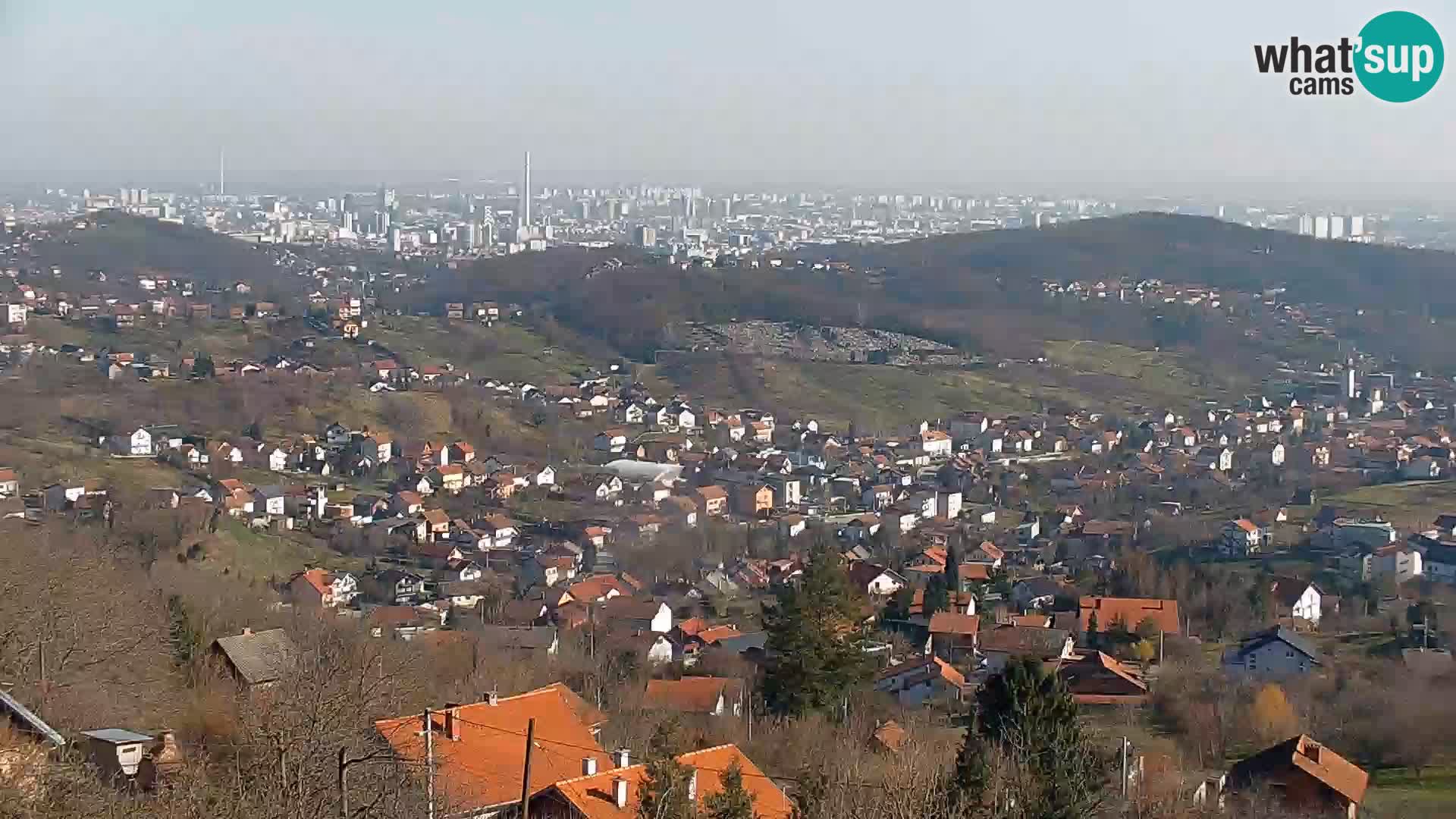 Panoramic view of Zagreb