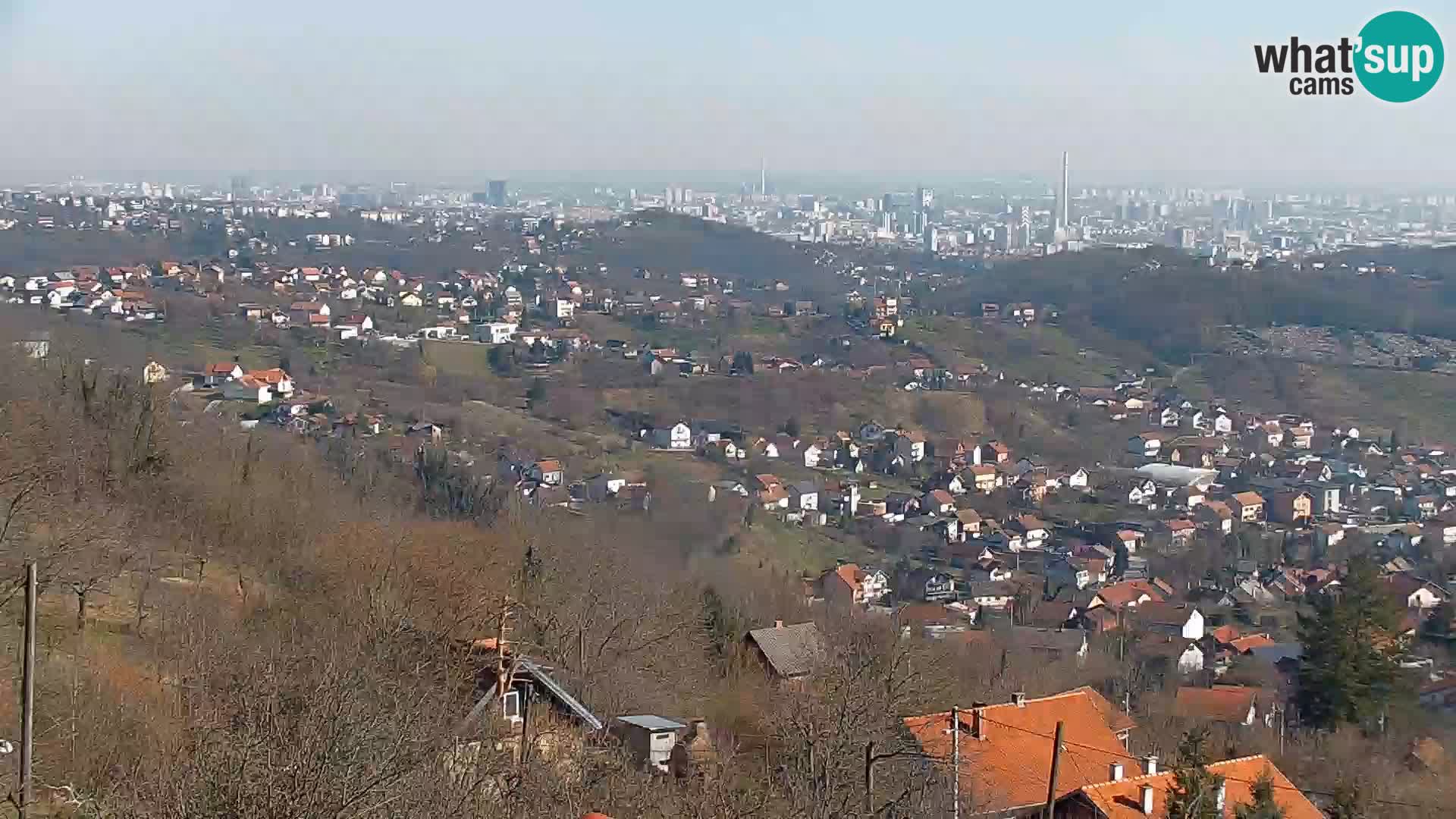 Panoramski pogled na Zagreb