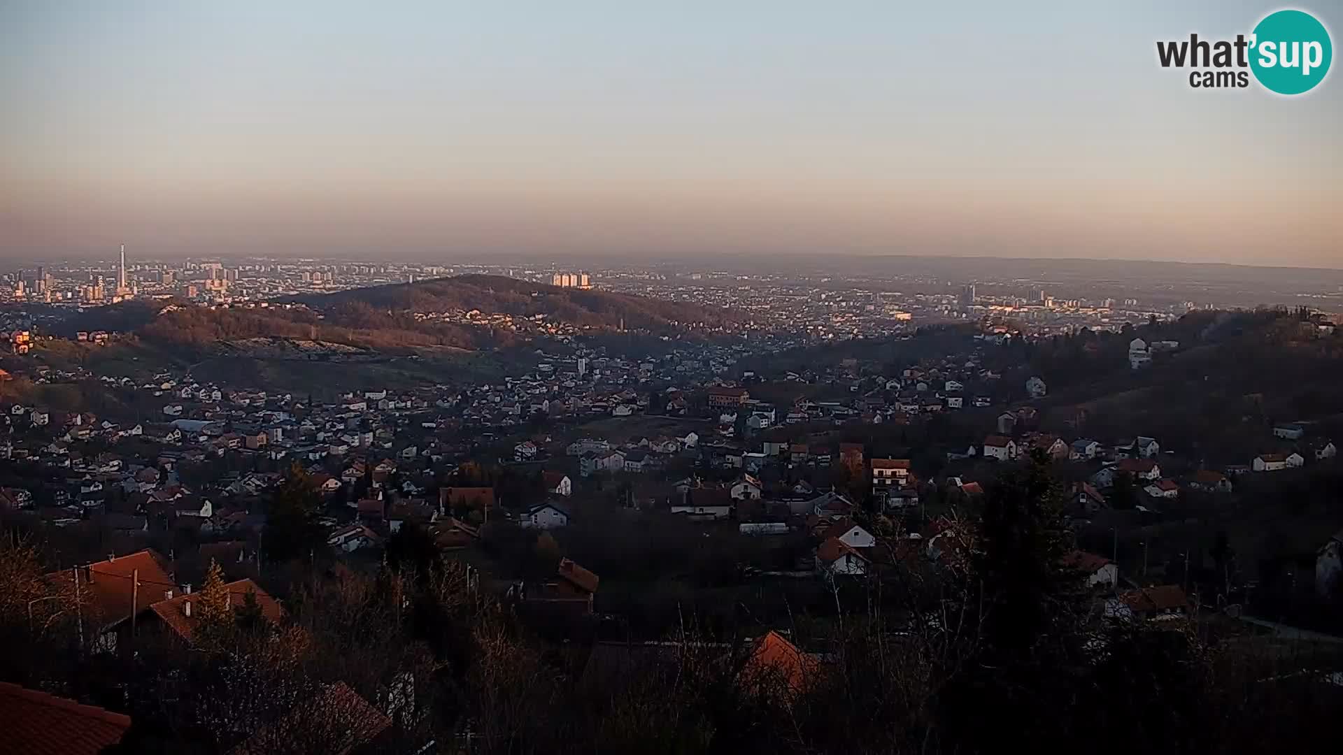 Panoramski pogled na Zagreb