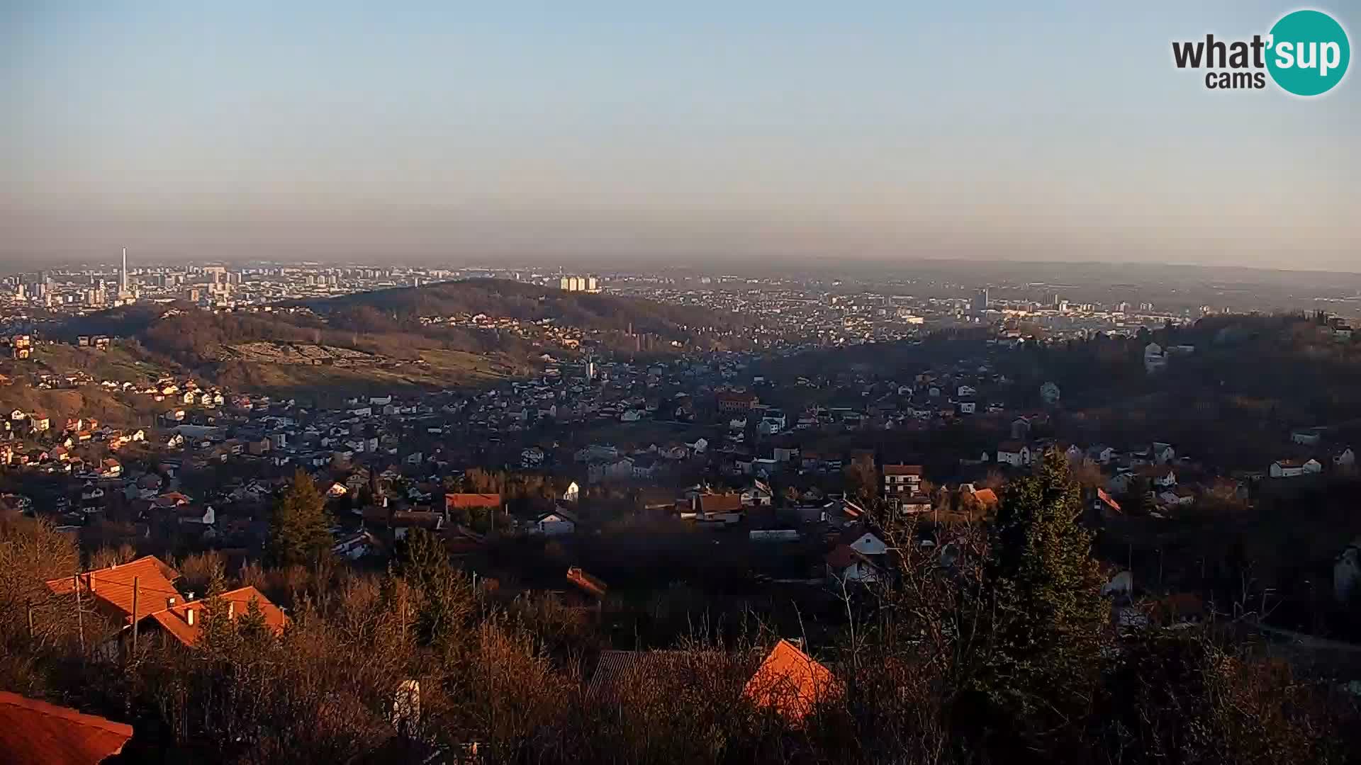 Panoramic view of Zagreb