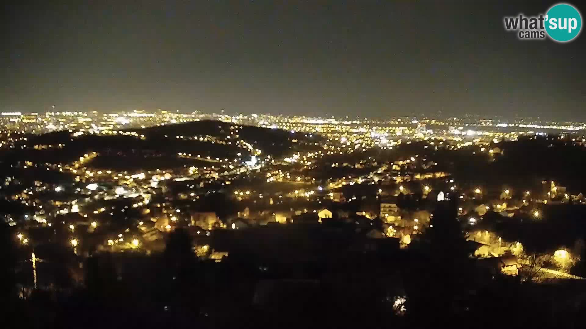 Panoramic view of Zagreb