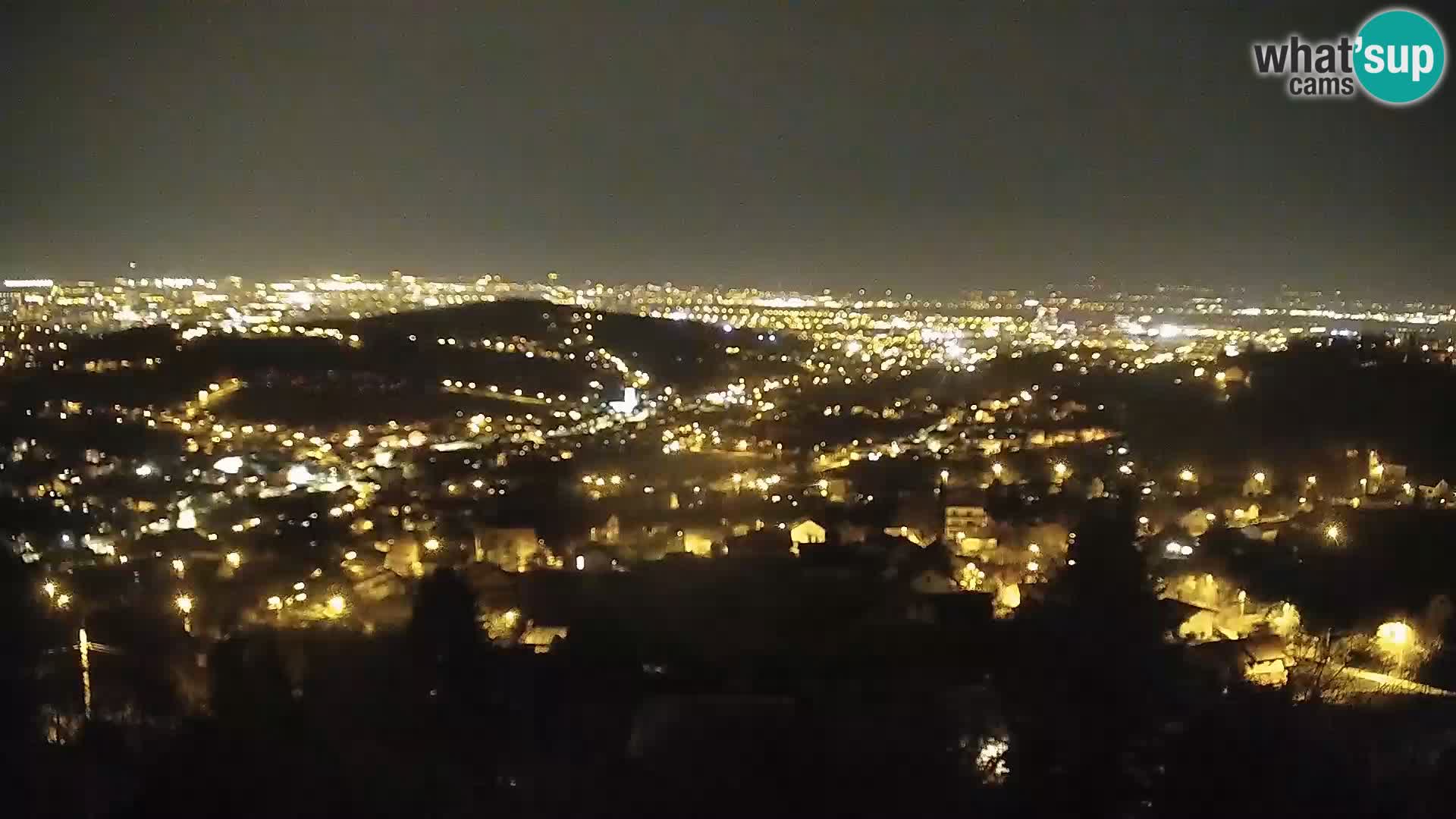 Vue panoramique de Zagreb