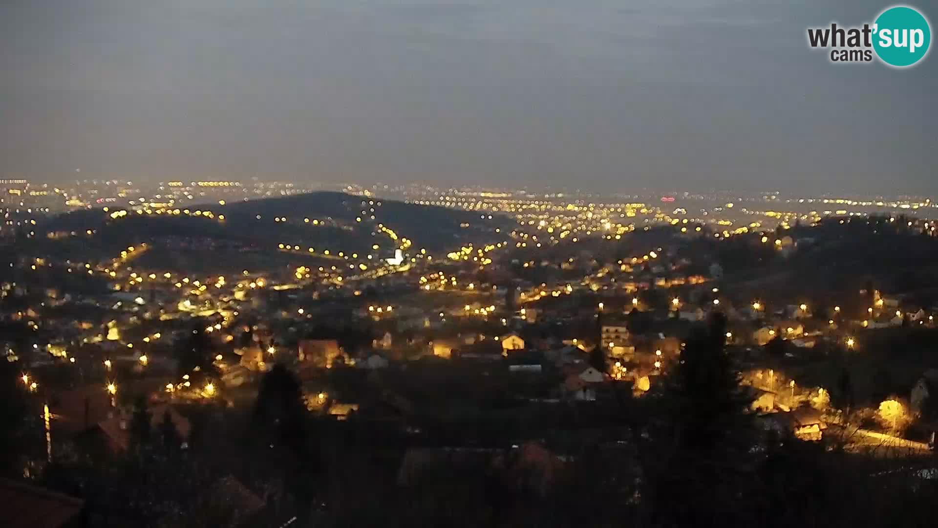 Vue panoramique de Zagreb